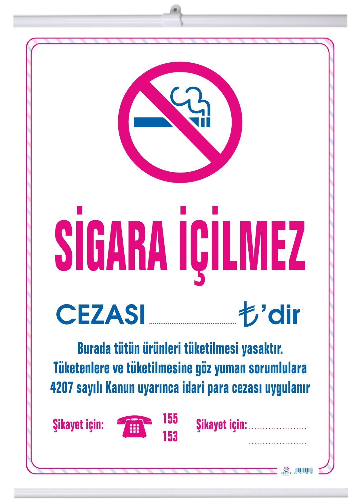 SİGARA İÇİLMEZ 50*70